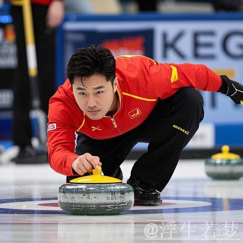 男子冰壶世锦赛小组赛：中国对阵德国