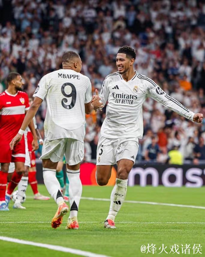 欧冠-姆巴佩恩德里克破门 皇马主场3-1胜斯图加特